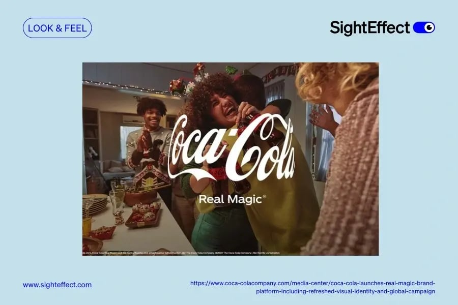 Beispiel Look and Feel von Coca-Cola, SightEffect